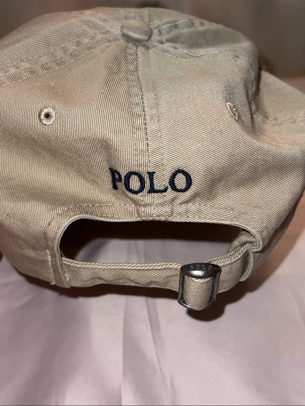 Polo Ralph Lauren Beige Men's Classic Chino Baseball Hat - Picture 8 of 12